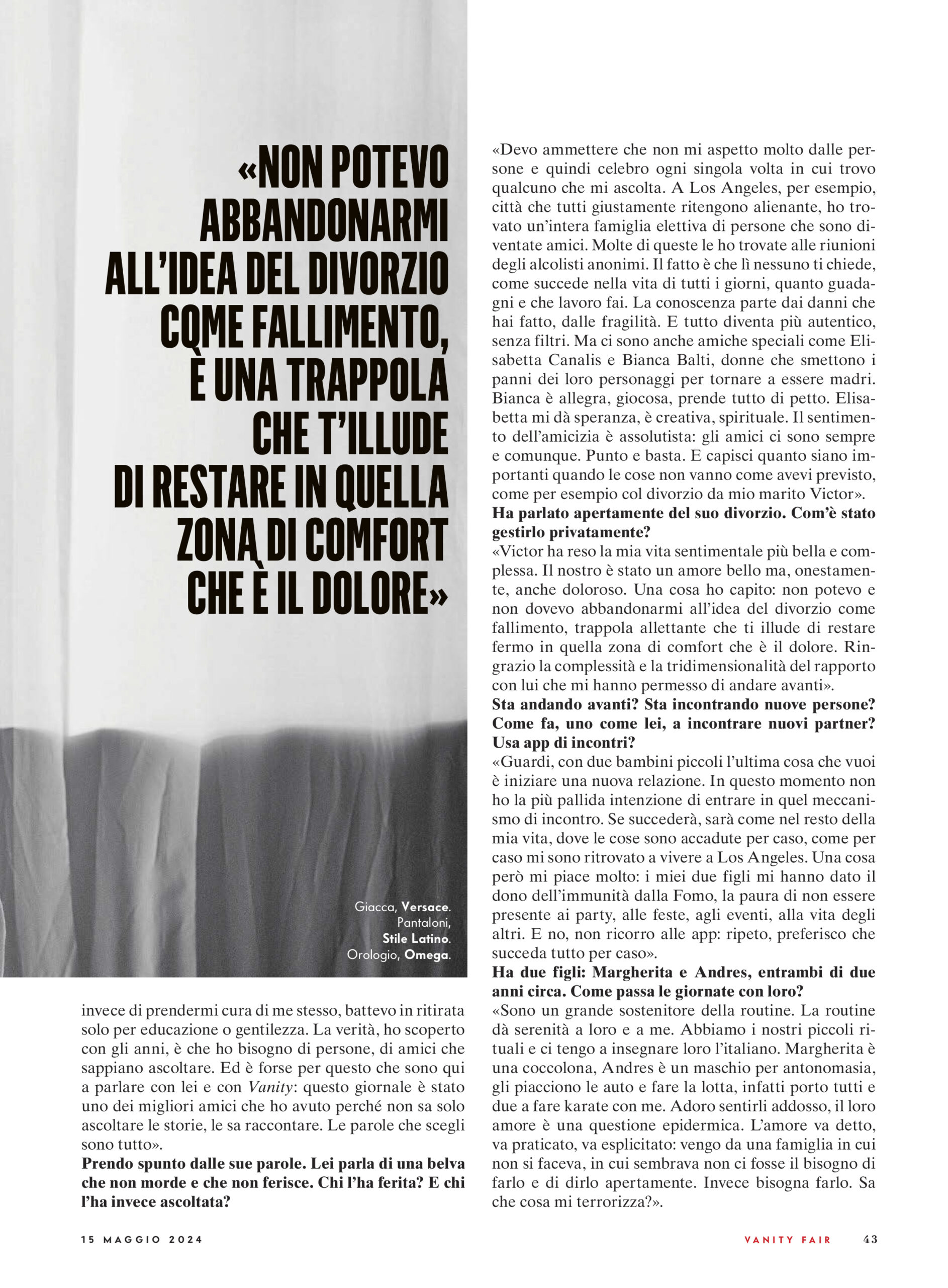 Tiziano Ferro Vanity Fair, by Walid Azami